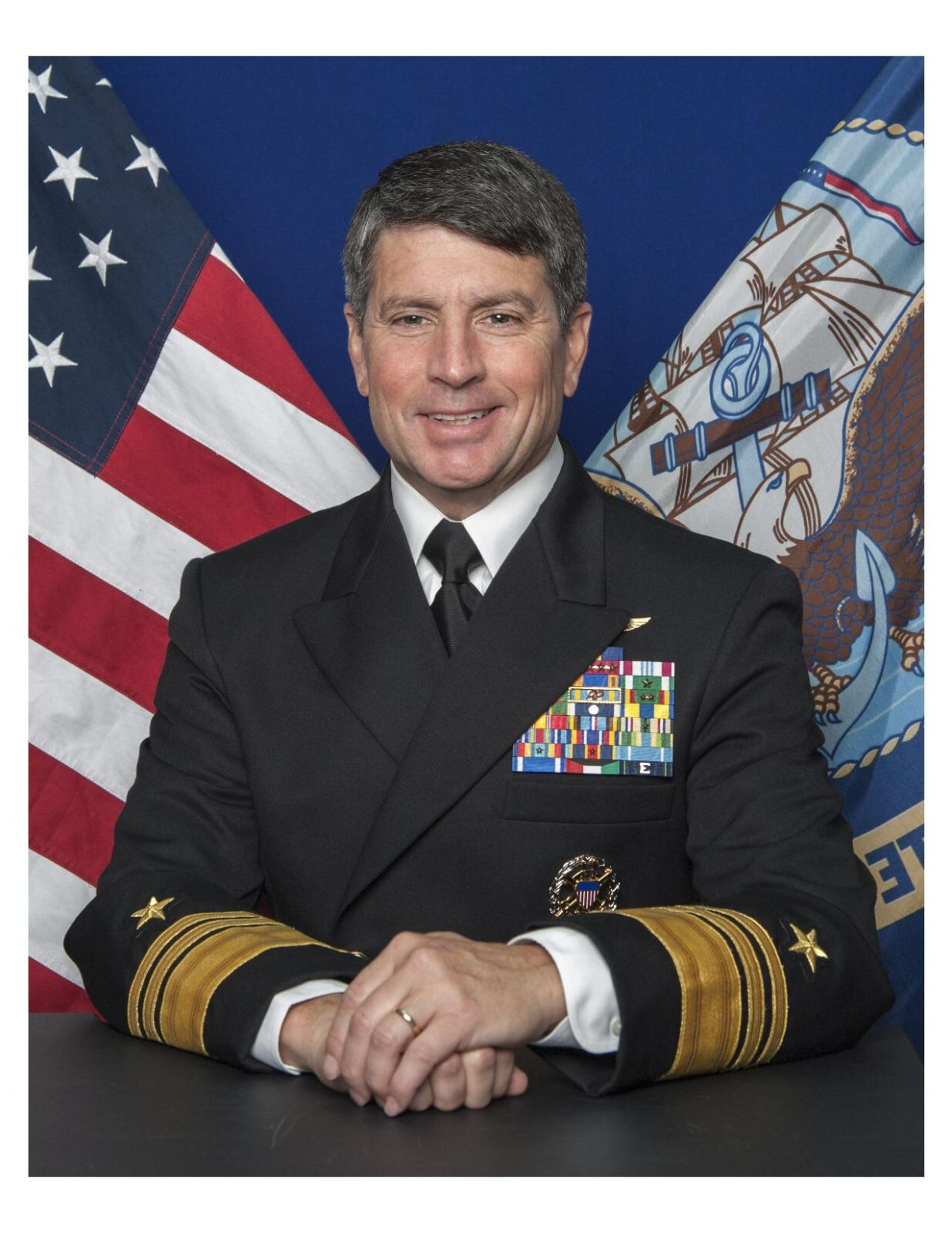 United States Navy Admiral Kevin M. Donegan 8x10 Photo On 8.5" x 11"