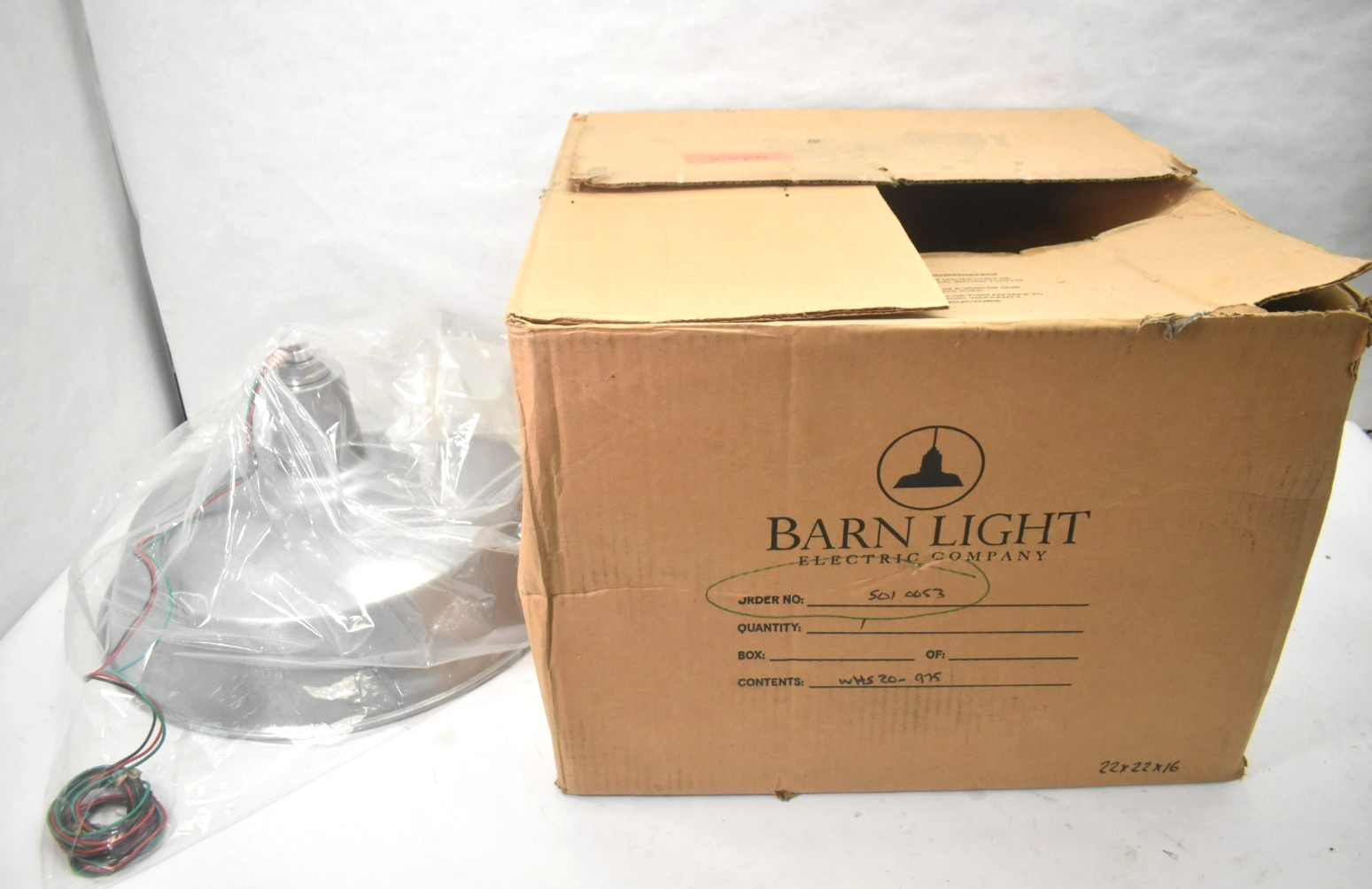 Barn Light Electric Company Barn Light WHS20-975 Warehouse Cord Pendant