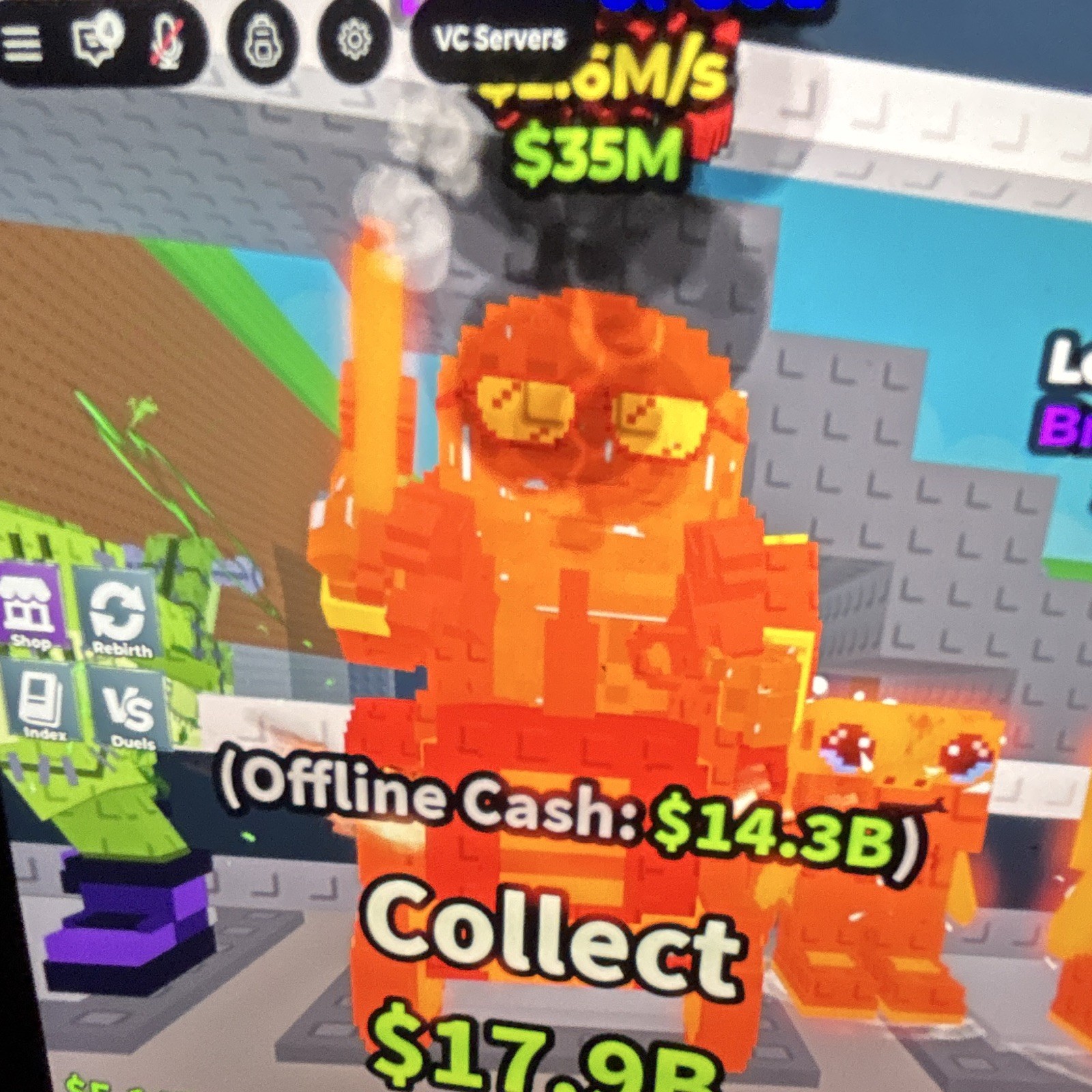 VC Servers Game Asset: $14.3B Offline Cash $17.9B Collect $35M