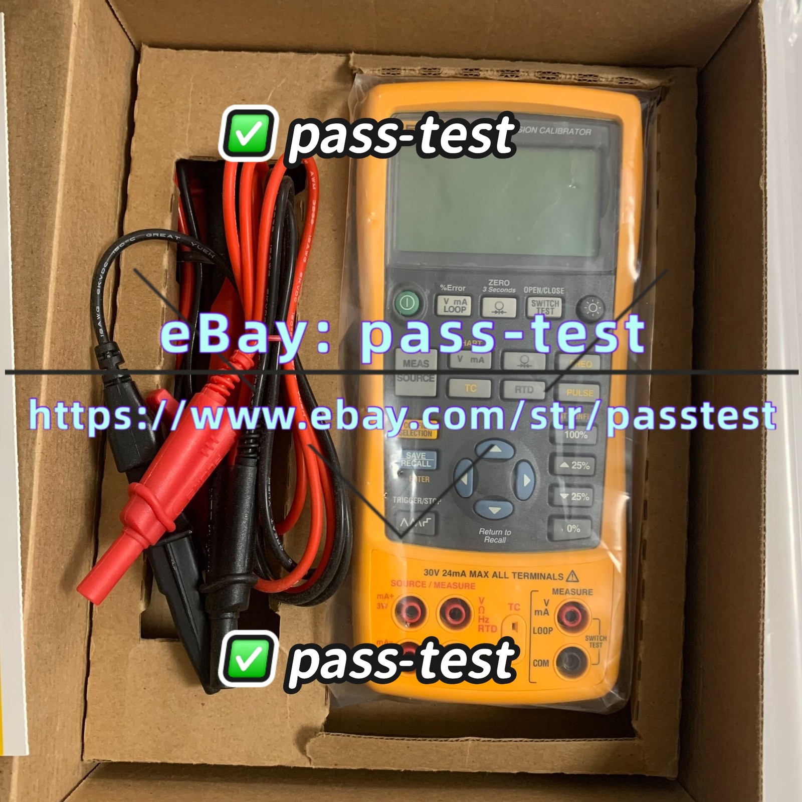 FLUKE 726 PRECISION MULTIFUNCTION CALIBRATOR (MFG-2024) CALIBRATED 2024 - NEW