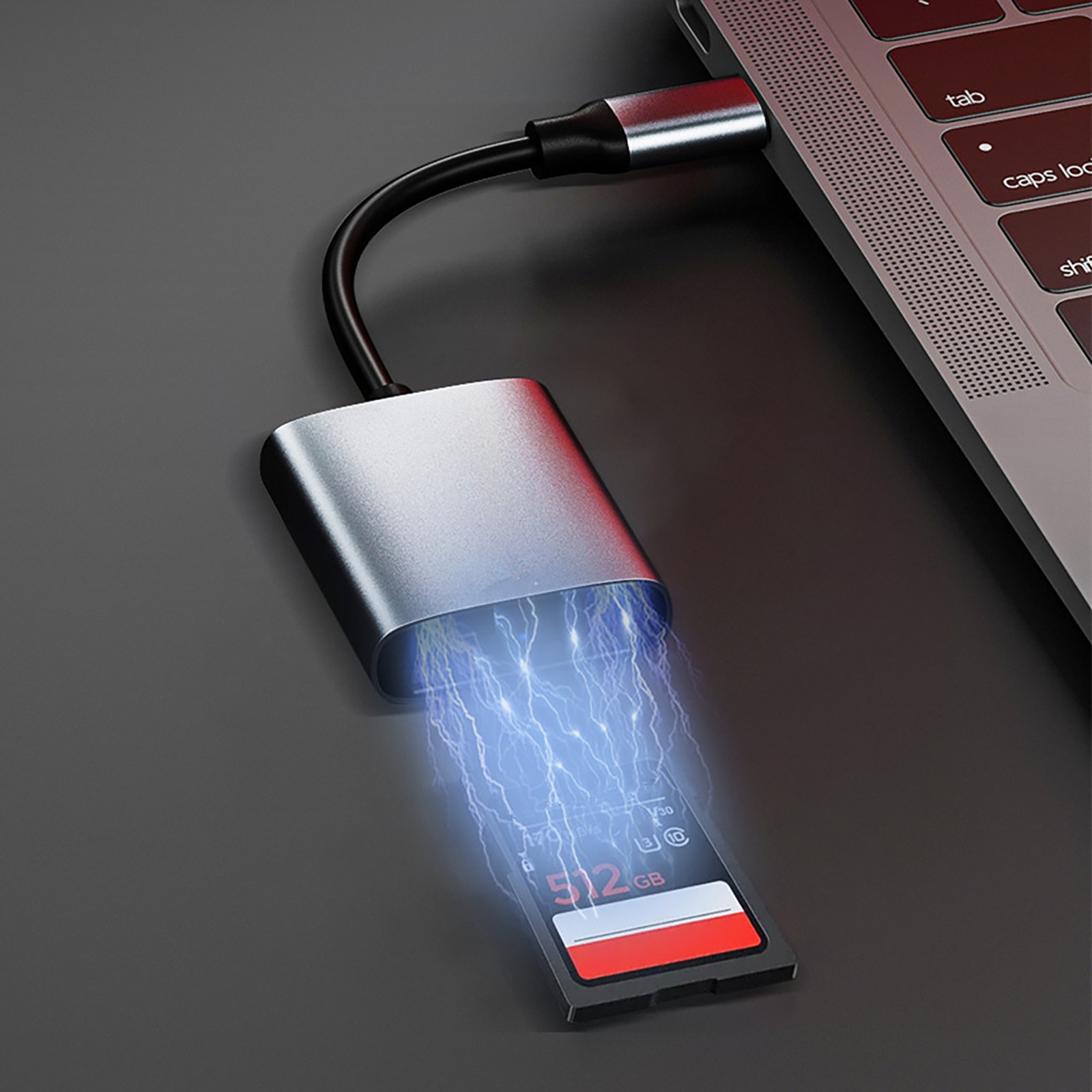 UHS-II 4.0 SD Card Reader Type-C To SD Card Camera Reader Adapter For Android