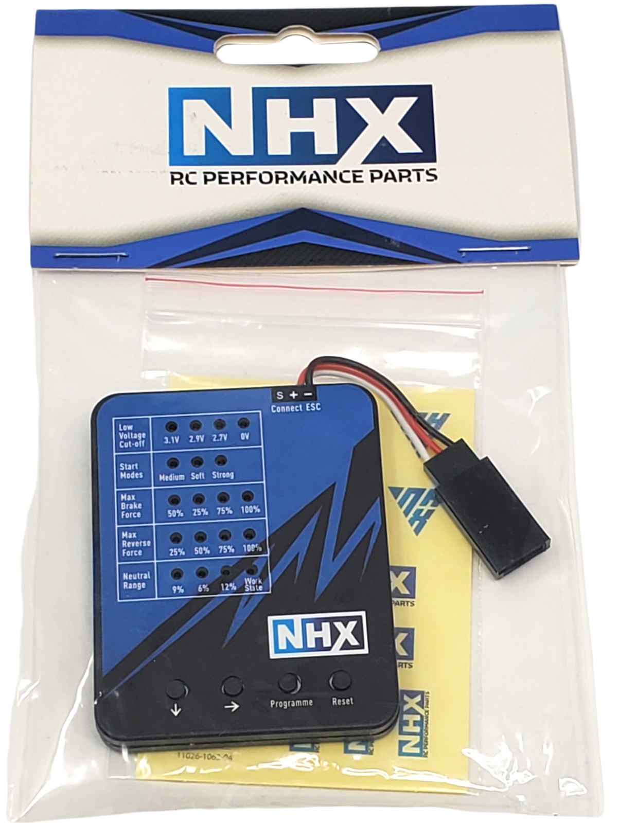 NEW NHX Programming Card for Mini 18A Speed Control/ESC FREE US SHIP