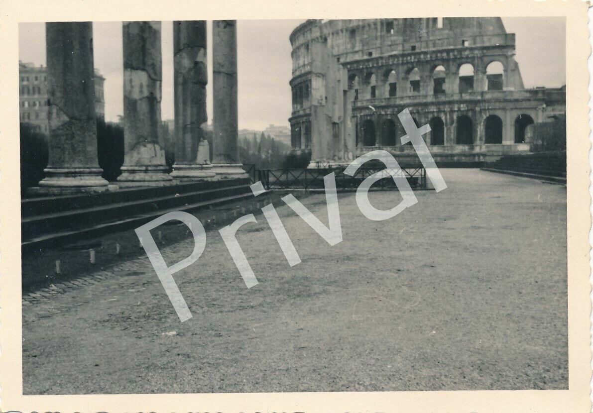 Photo WW II Antique Rome, Colosseum Italy F1.33