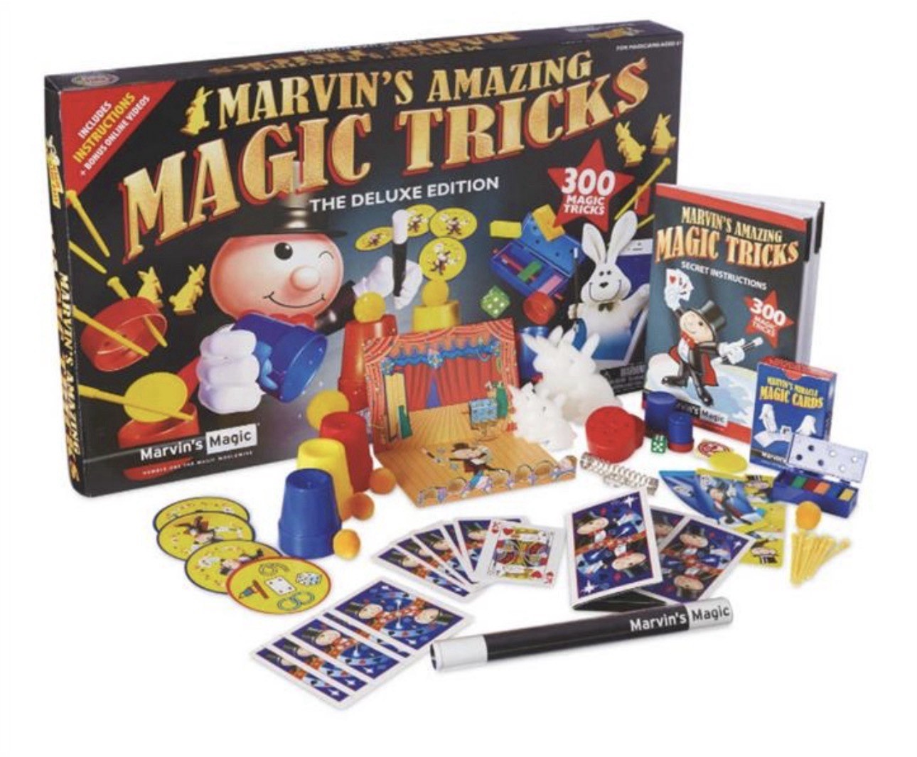 Marvin's Magic Deluxe Edition Magic Tricks Set 300 Tricks