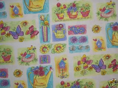 SUE ZIPKINS GARDEN PATCHWORK  QUILT FABRIC