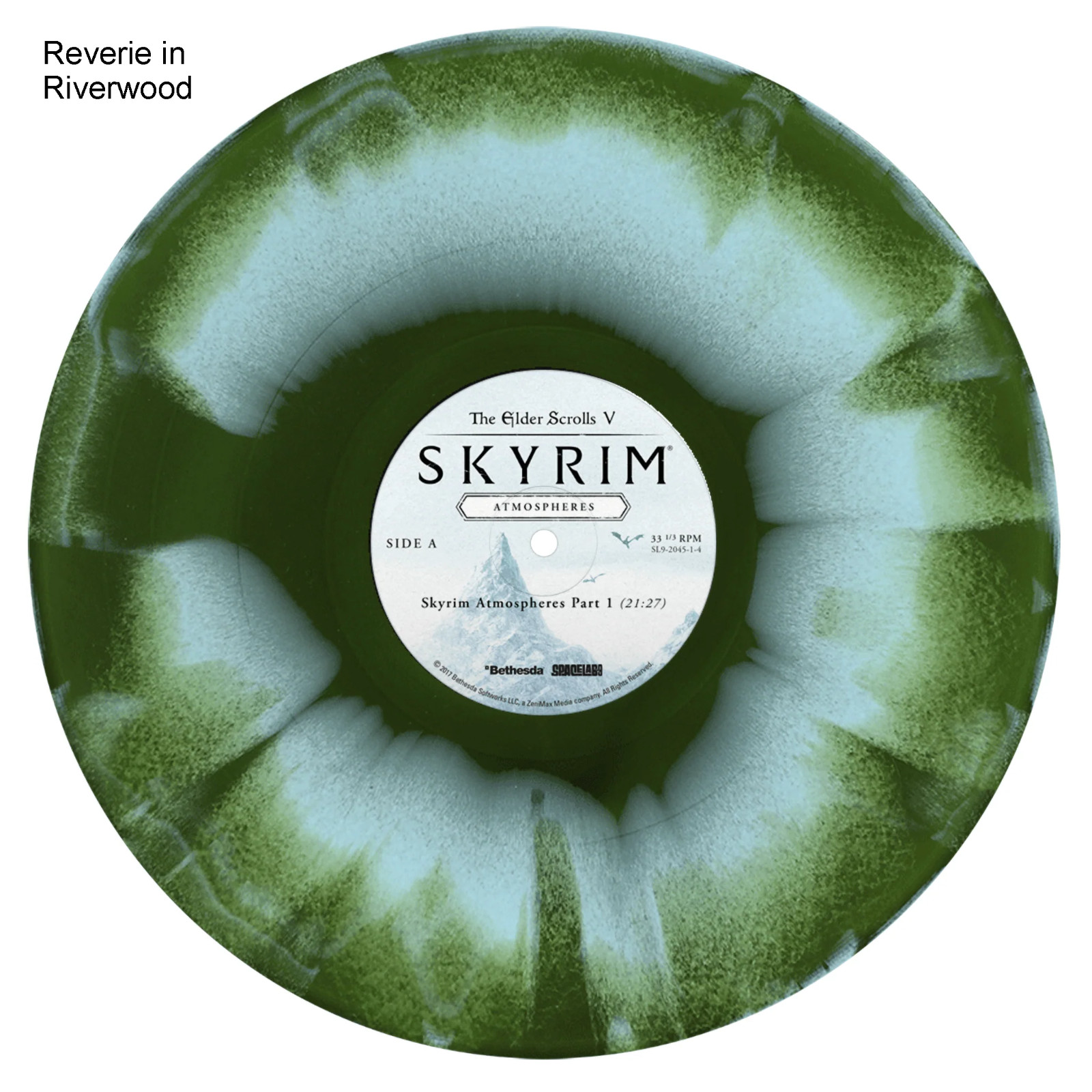 THE ELDER SCROLLS V: SKYRIM Atmospheres LP RIVERWOOD MERGE VINYL VARIANT