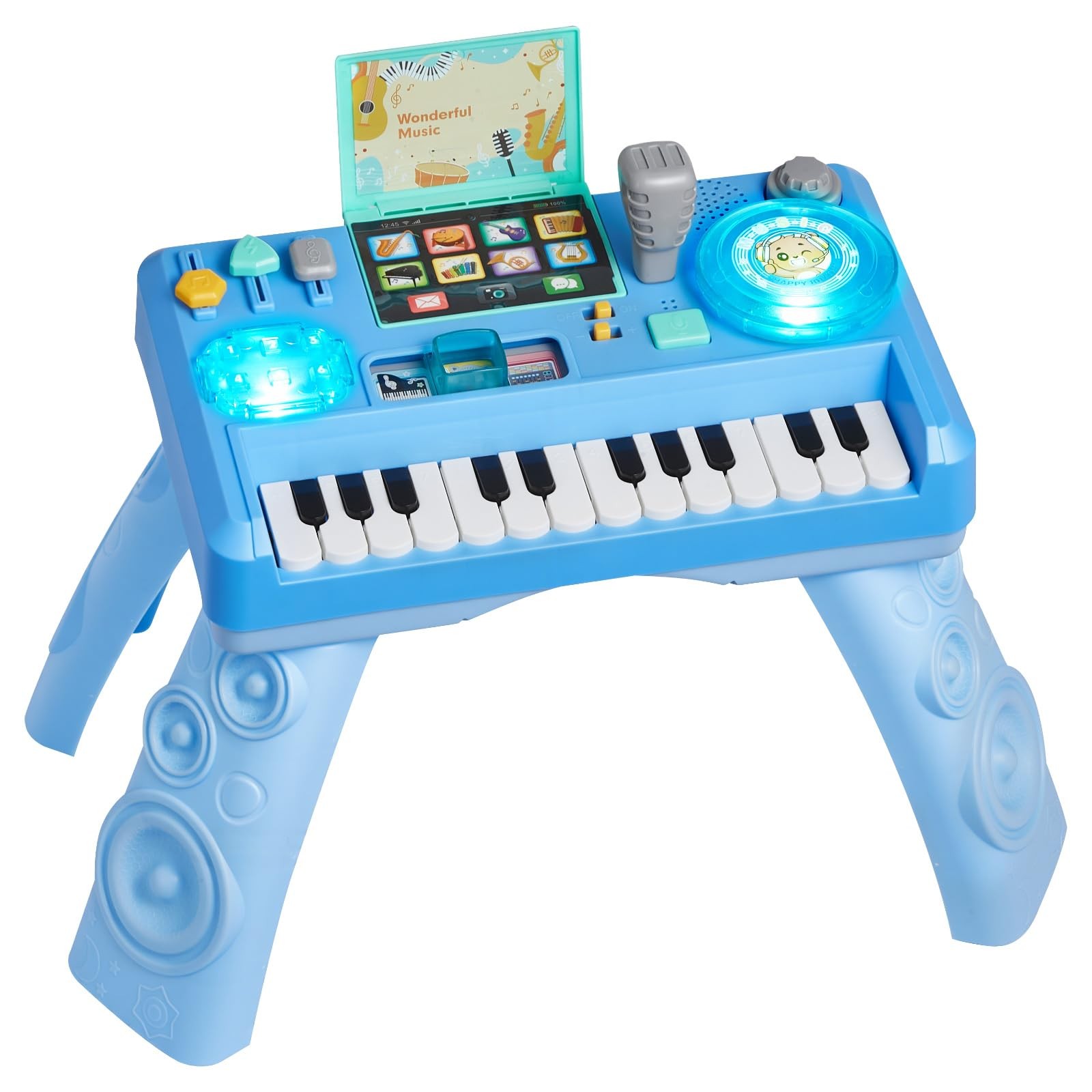 Vevor Baby Dj Playset For Toddlers 6-18 Months Educational Musical Table Toys