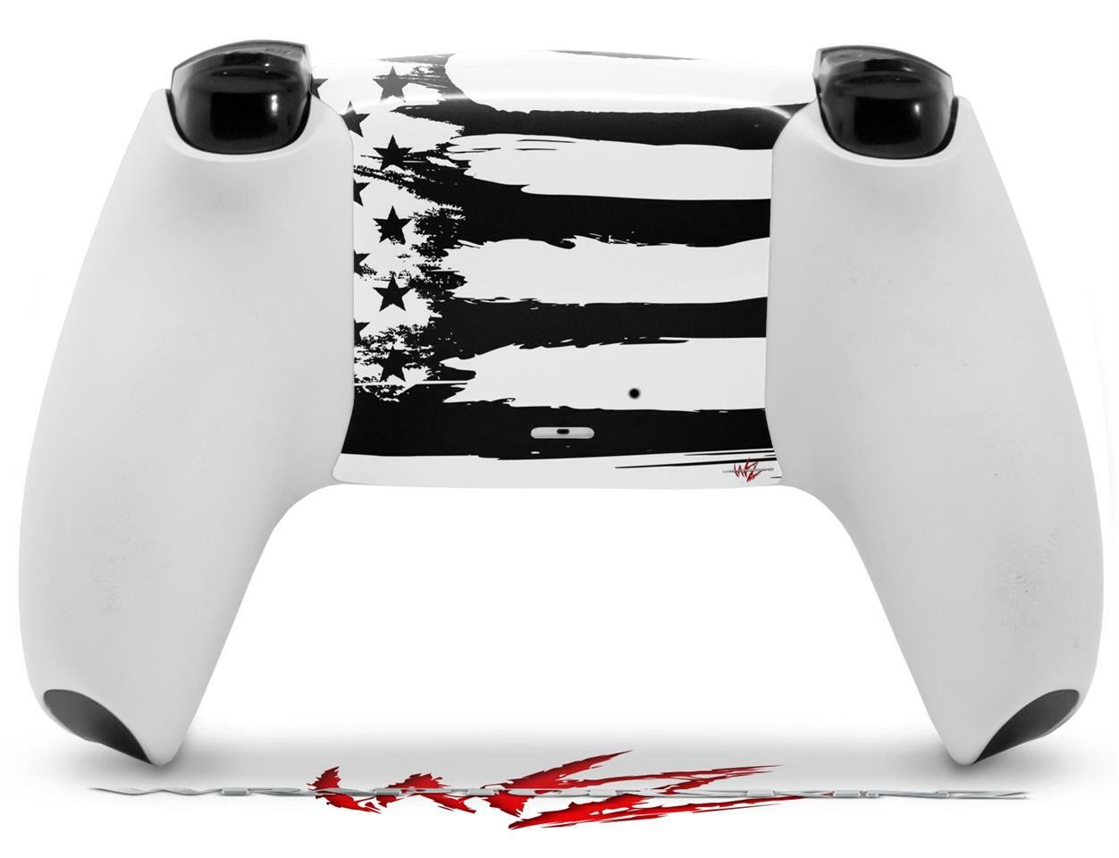 Skin Sony PS5 Controller Brushed USA American Flag
