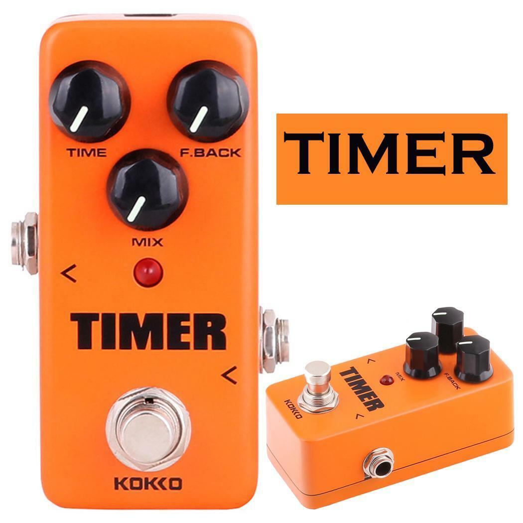 KOKKO Guitar Effect Pedal Time Delay True Bypass Natural Tube Overdrive Sound