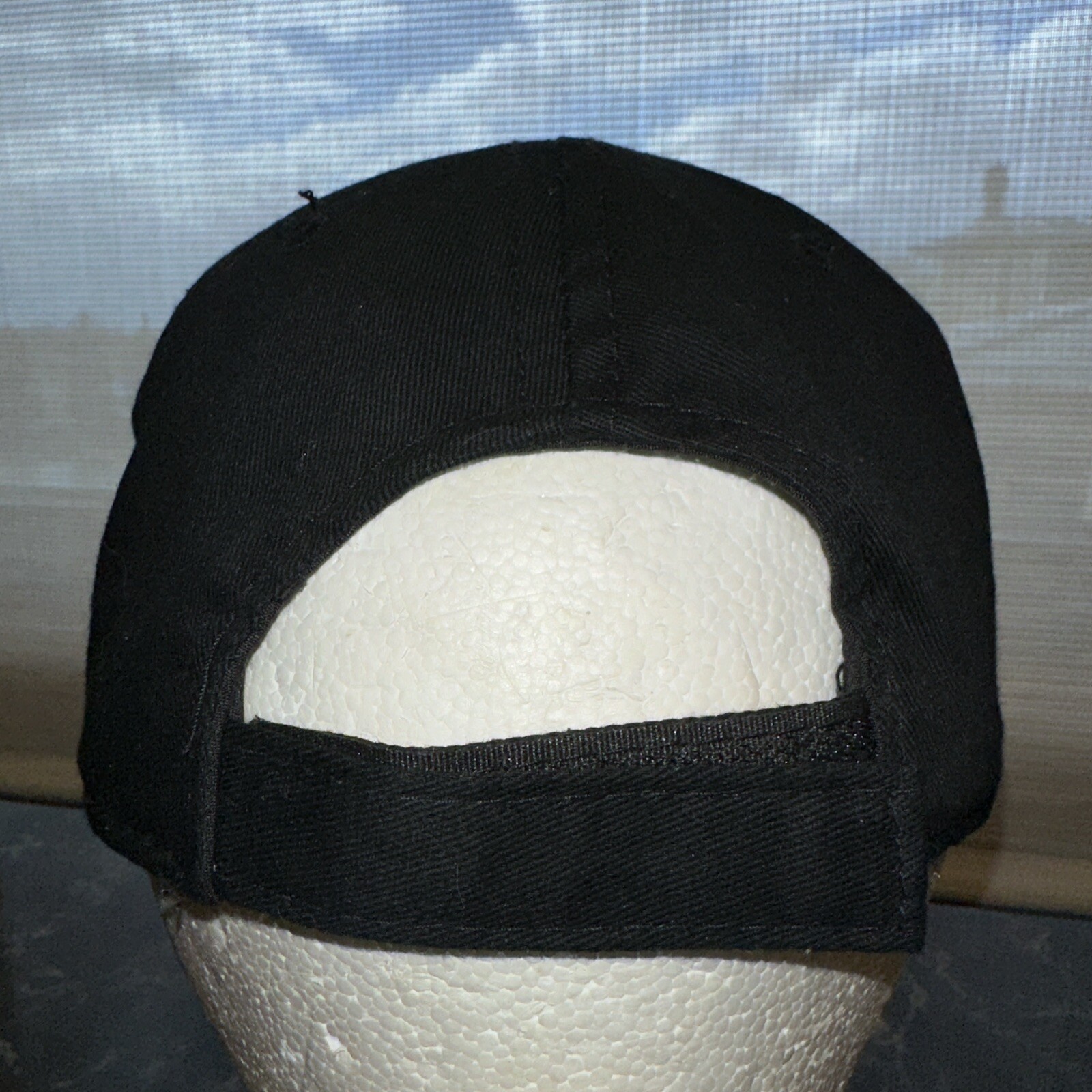 FKCC Florida Keys Community College Black Hat Cap White Letters Hook Loop EUC