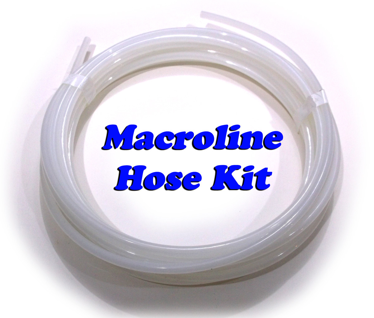 5 ft Clear Macroline for Paintball - Five Feet - Macro Air Hose Line Kit HPA C02