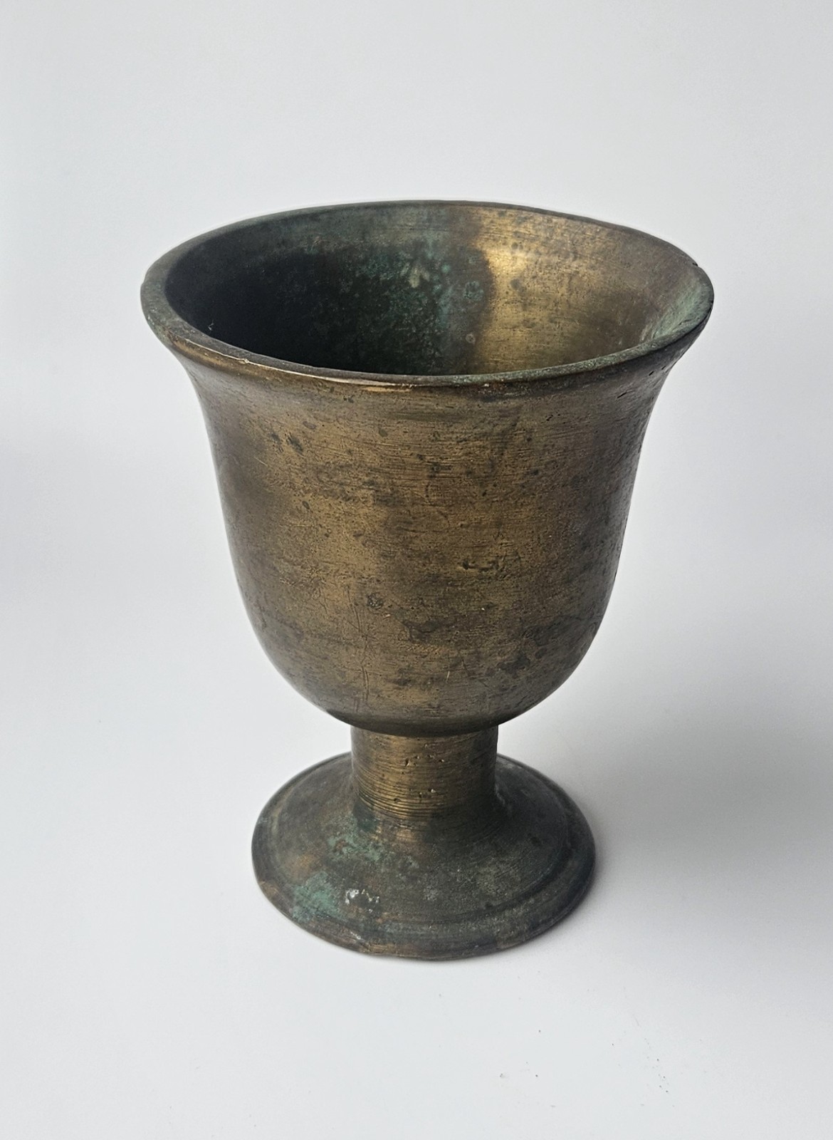 Antique Heavy 5" Brass Mortar 1.3kg
