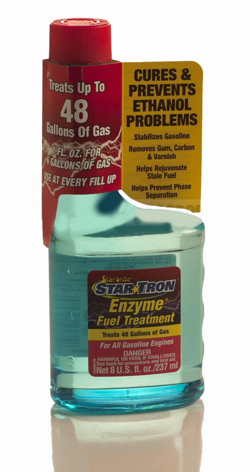 Star Tron Ethanol Gas Fuel Treatment Additive 8oz. Treats 48 Gallons