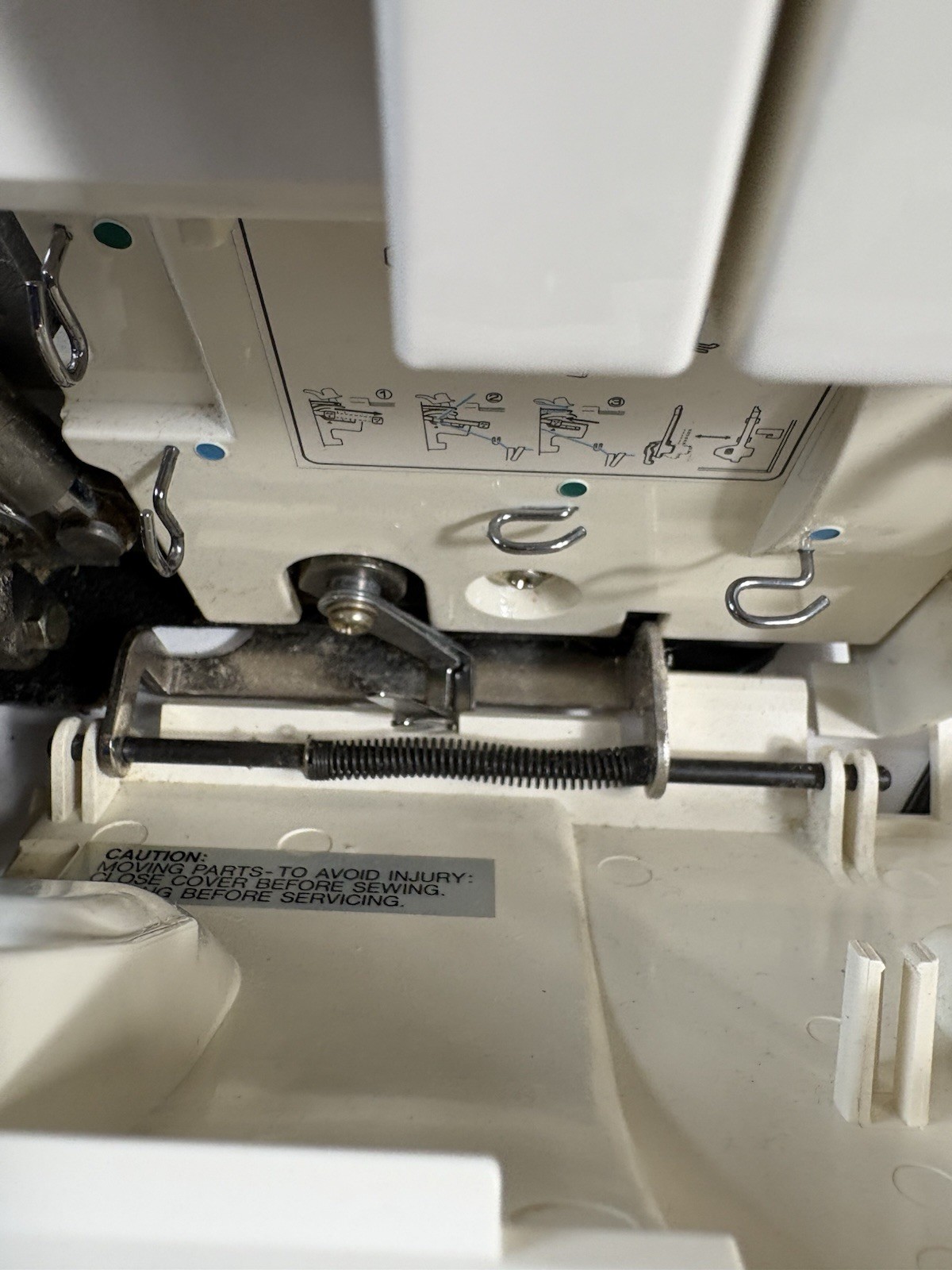 Brother Lock 929D Serger Overlock Sewing Machine w/ Pedal