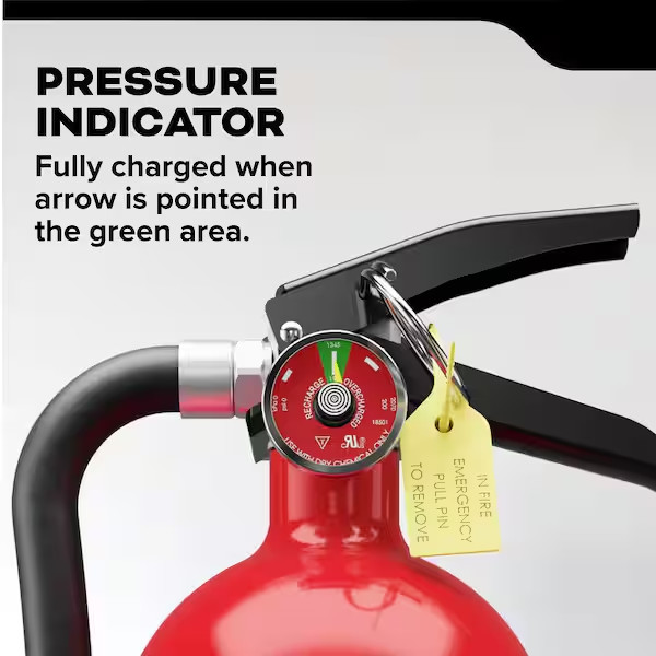 Kidde PRO 340 Fire Extinguisher ABC Rechargeable