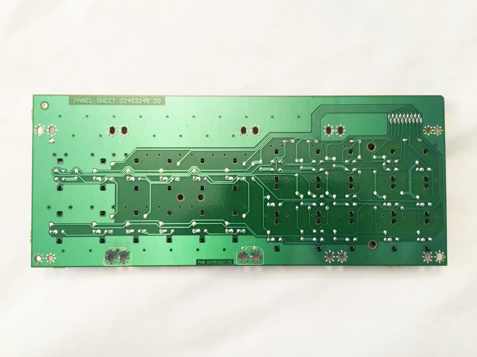 Roland RS-5 RS-9 Original Right Side Button Switch Panel Board Assembly.