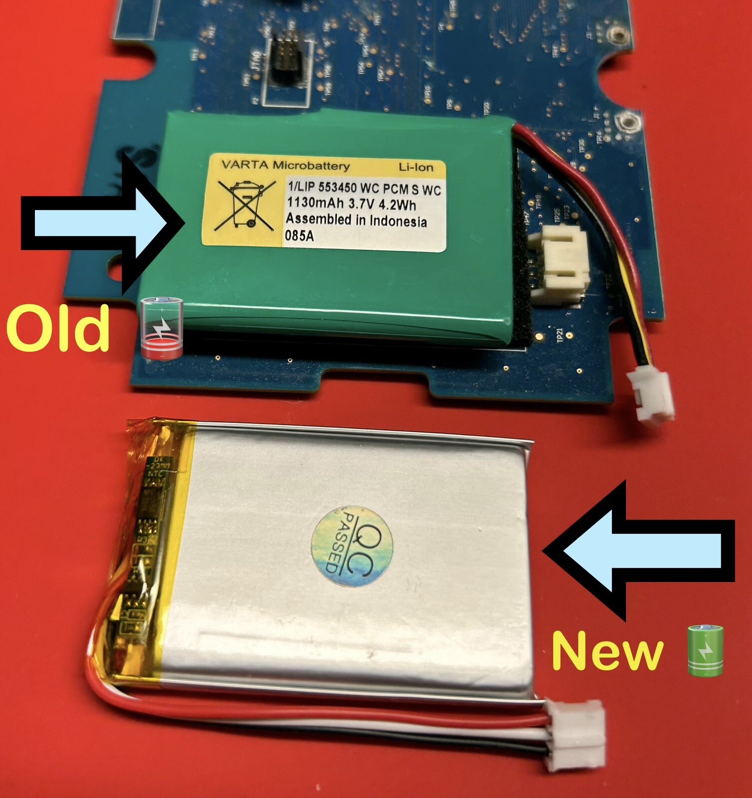 Replacement For Hayward AQL2-POD2 AquaPod Wireless Remote Control  Battery Varta
