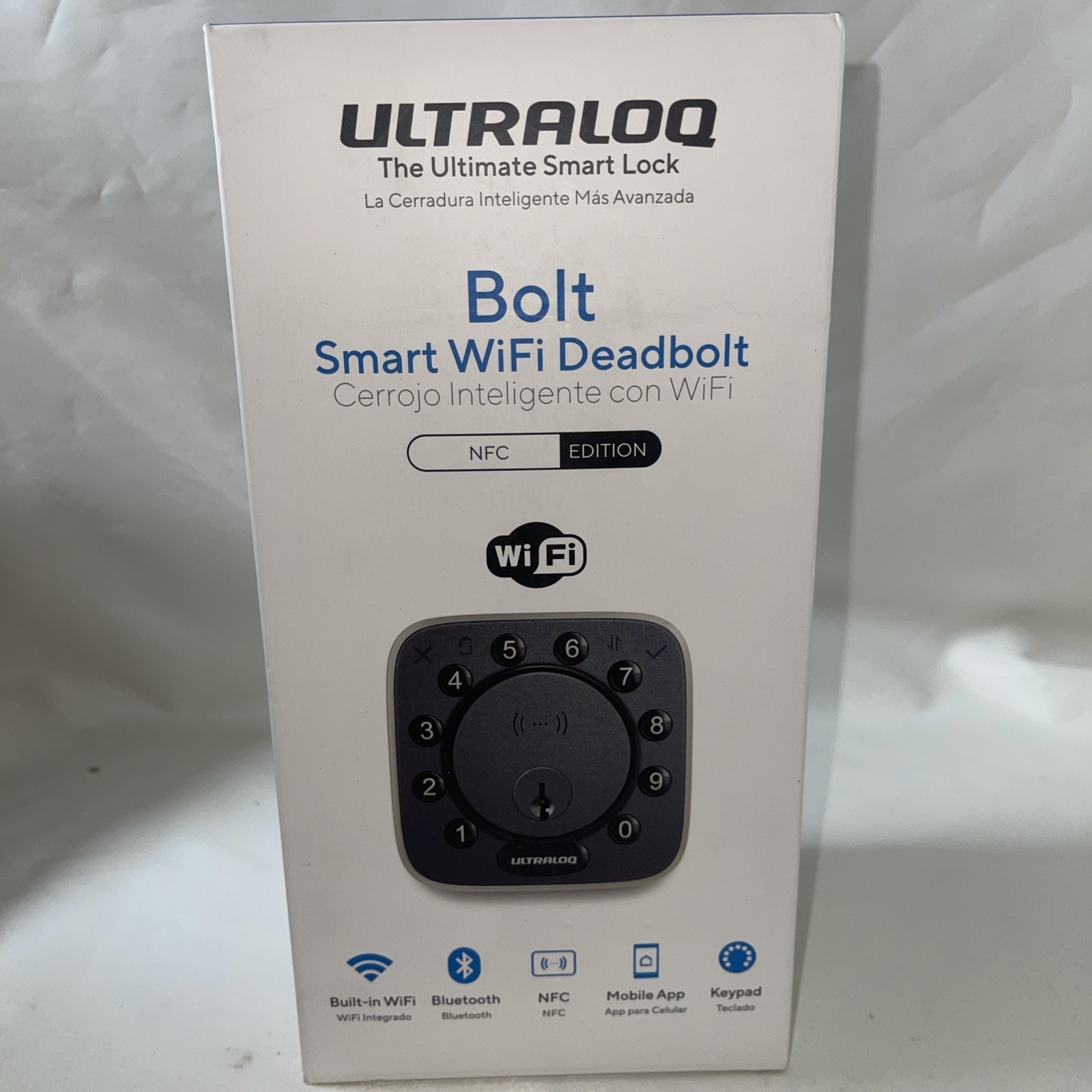ULTRALOQ 2025 Upgrade Bolt NFC Built in Wifi Smart Door Lock *NEW SEALED*