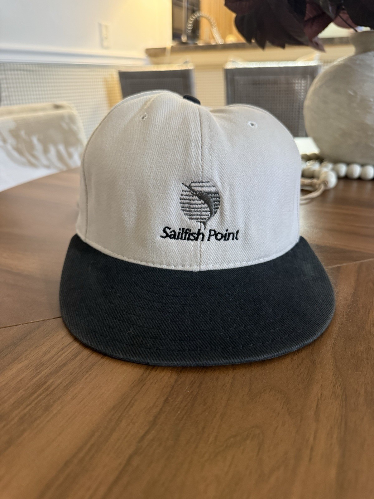 Vintage Nike Golf One Size USA Golf Hat Cap, Sailfish Point Course Gold