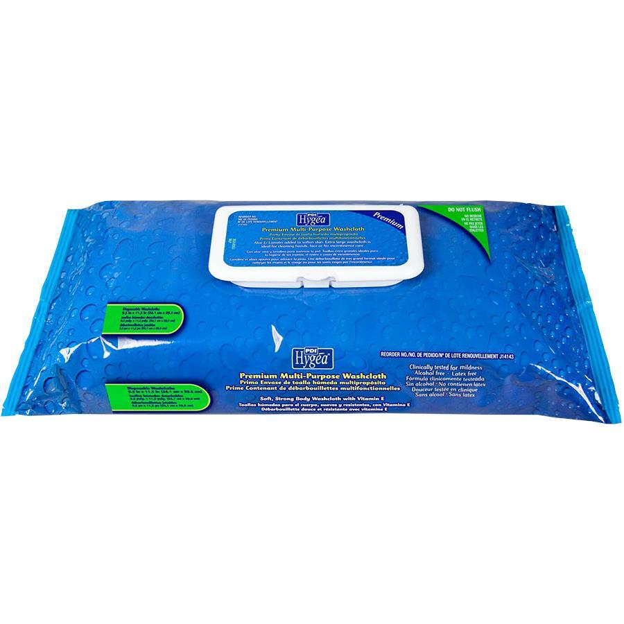 Hygea Personal Wipe 9.5'' X 11.5'' Aloe Scented 360/Case