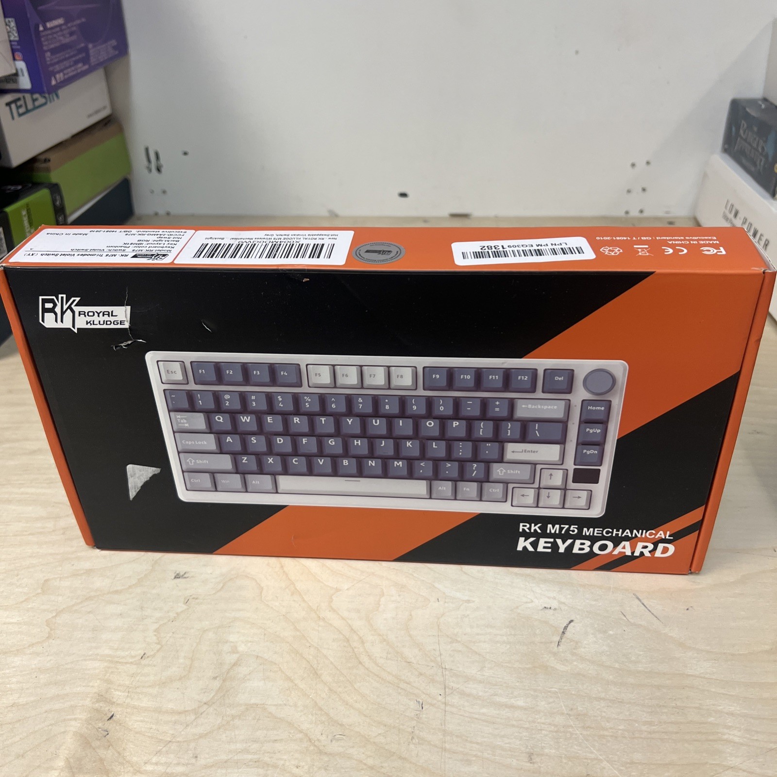 ~New Open  Box~ RK ROYAL KLUDGE M75 Wireless Mechanical Gaming Keyboard