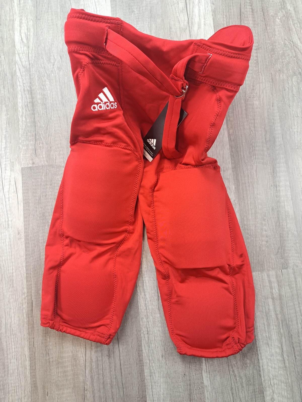 Adidas Climalite Football Integrated Padded Pants Red 690PA Mens Size Medium NEW