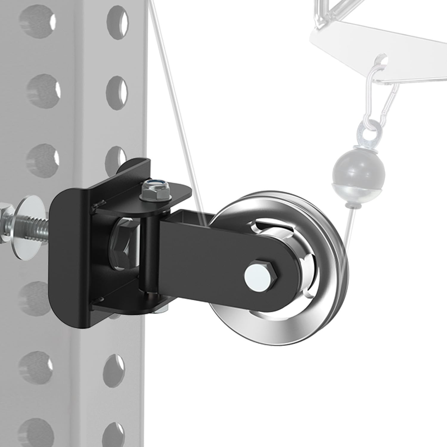 Aluminum Alloy LAT Pulldown Pulley Attachment for Cable Machines, Smooth-Mach...