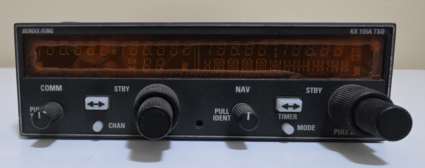 Bendix/King KX 155A  P/N 069-01032-0101 VHF Comm/Nav Radio with Glideslope