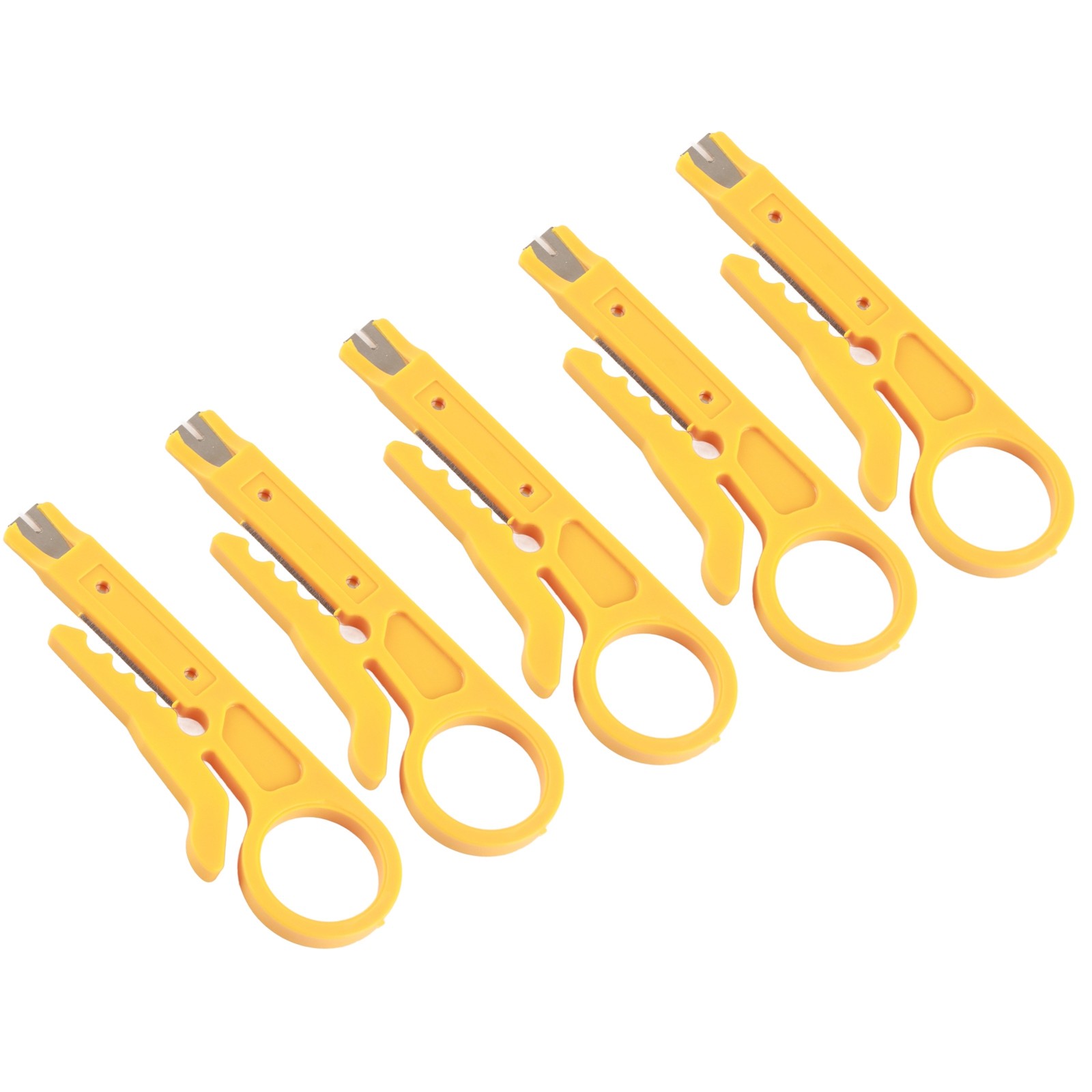 5Pcs Mini Wire Stripper Portable Durable Network Wire Stripper For CAT5 CAT ZTJJ