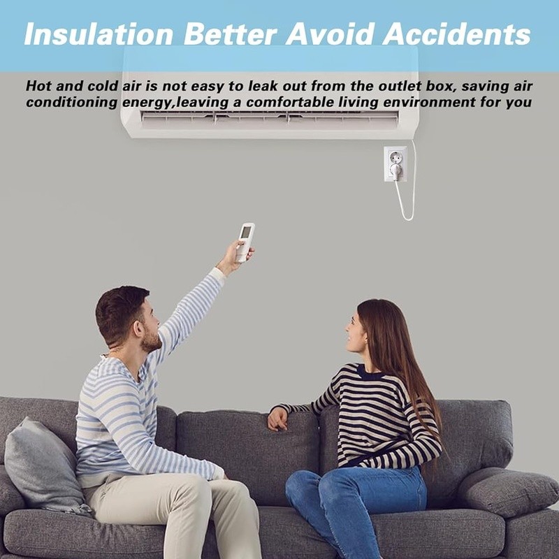Electrical Outlet Insulation Pads Draft Sealers Foam Gasket for Outlet Plates