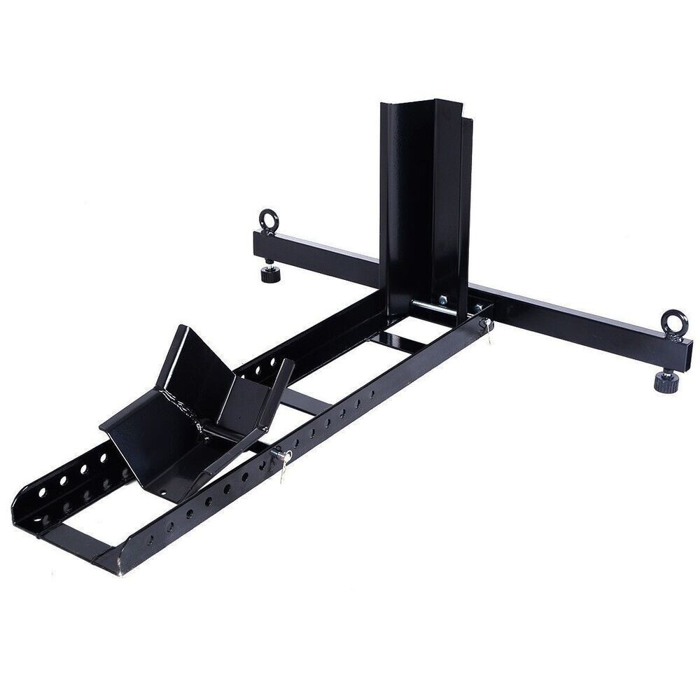 15" -22" Motorcycle Stand Wheel Chock Adjustable Upright 1800lb Capacity