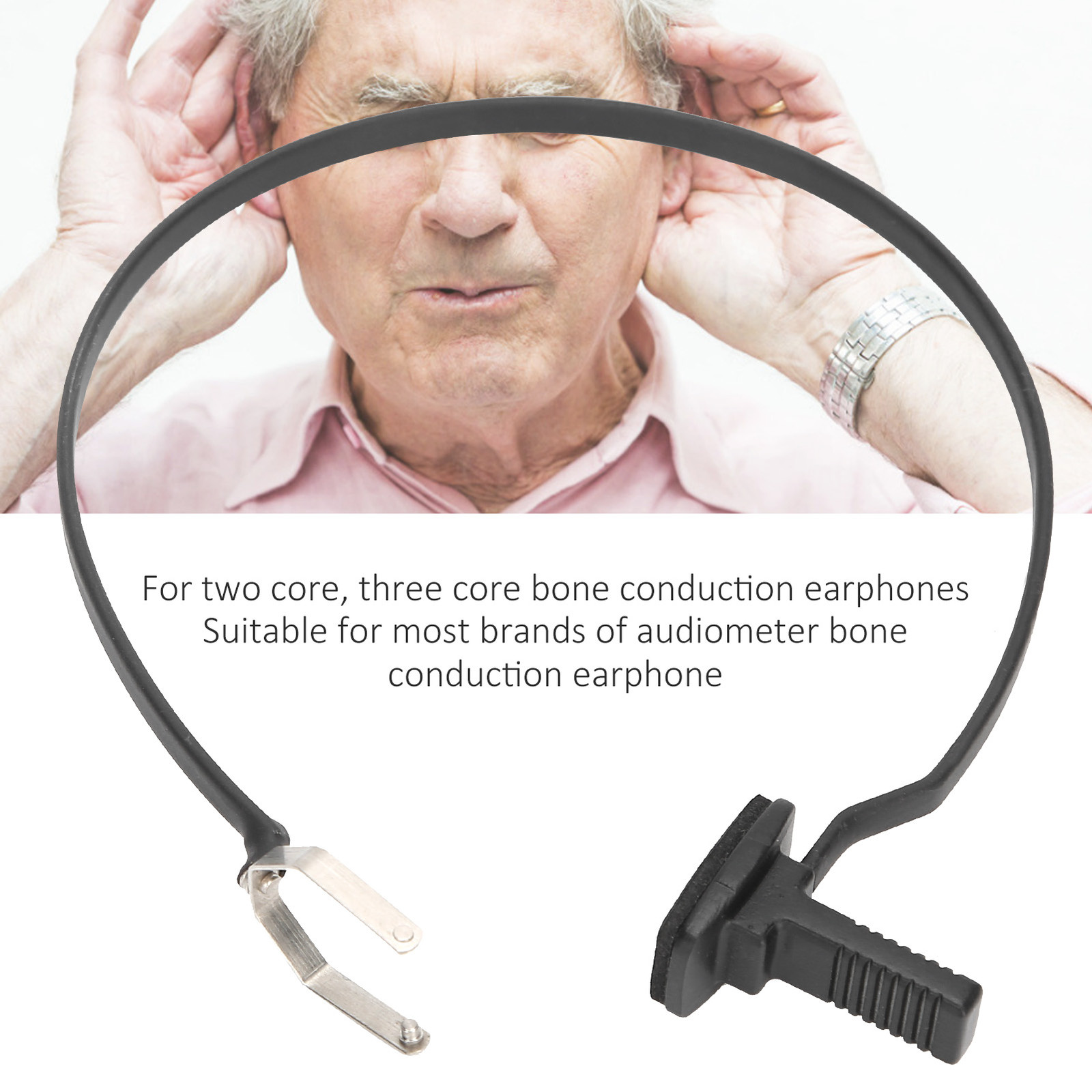 Bone Conduction Earphone Headband Replacement Accessory Audiometer Headband