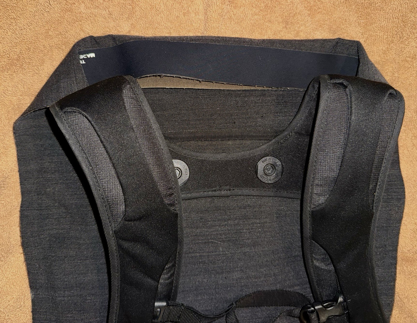 O-range Solar Backpack Made In Italy Solar Panel Works/Charges Approx. 16wX20h