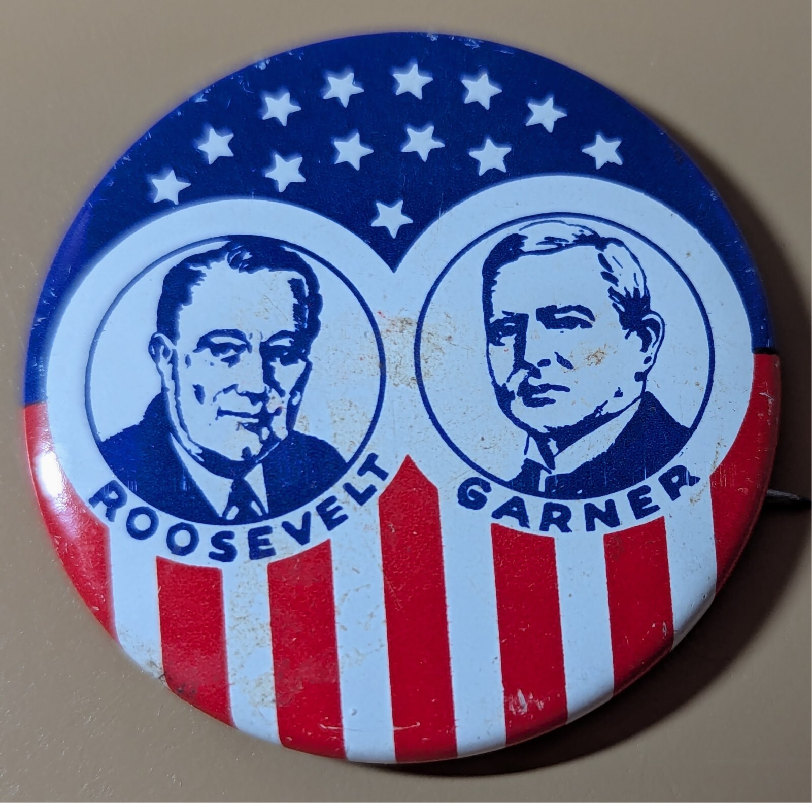 Roosevelt Garner - Reproduction Presidential Campaign Button - 1976