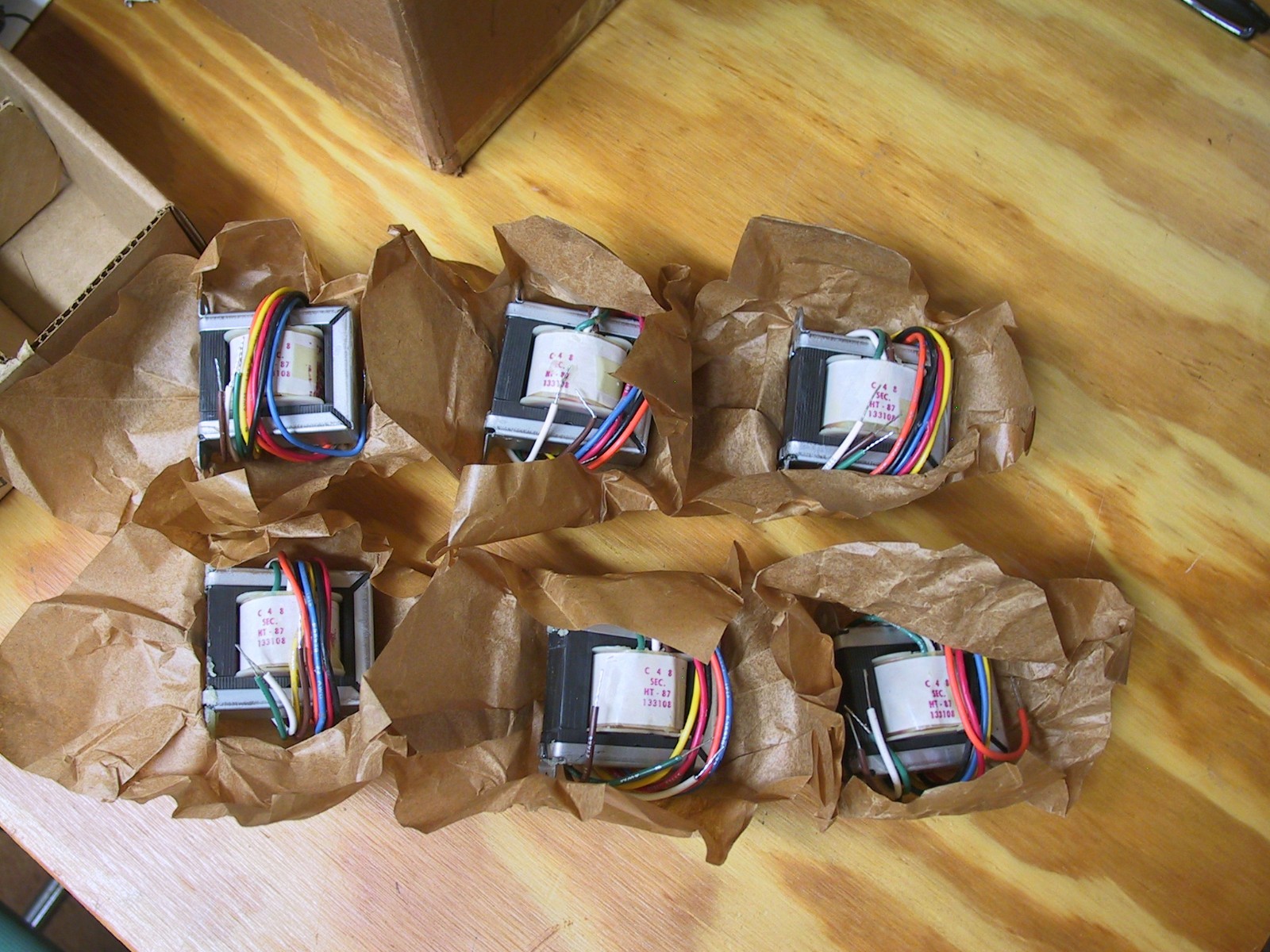 6 SOUNDOLIER HT 87 MATCHING 70 VOLT TRANSFORMERS