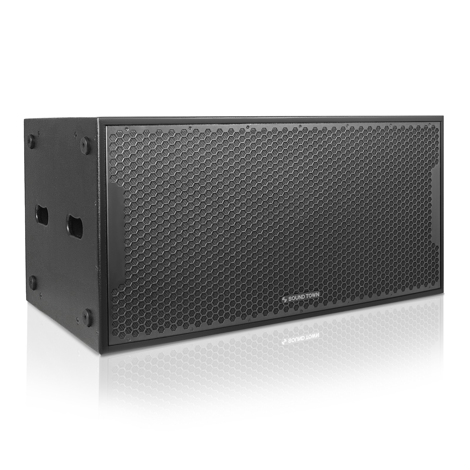 Sound Town CARME Dual 18" 3200W PA/DJ Passive Subwoofer,4"VC,Black (CARME-218SB)
