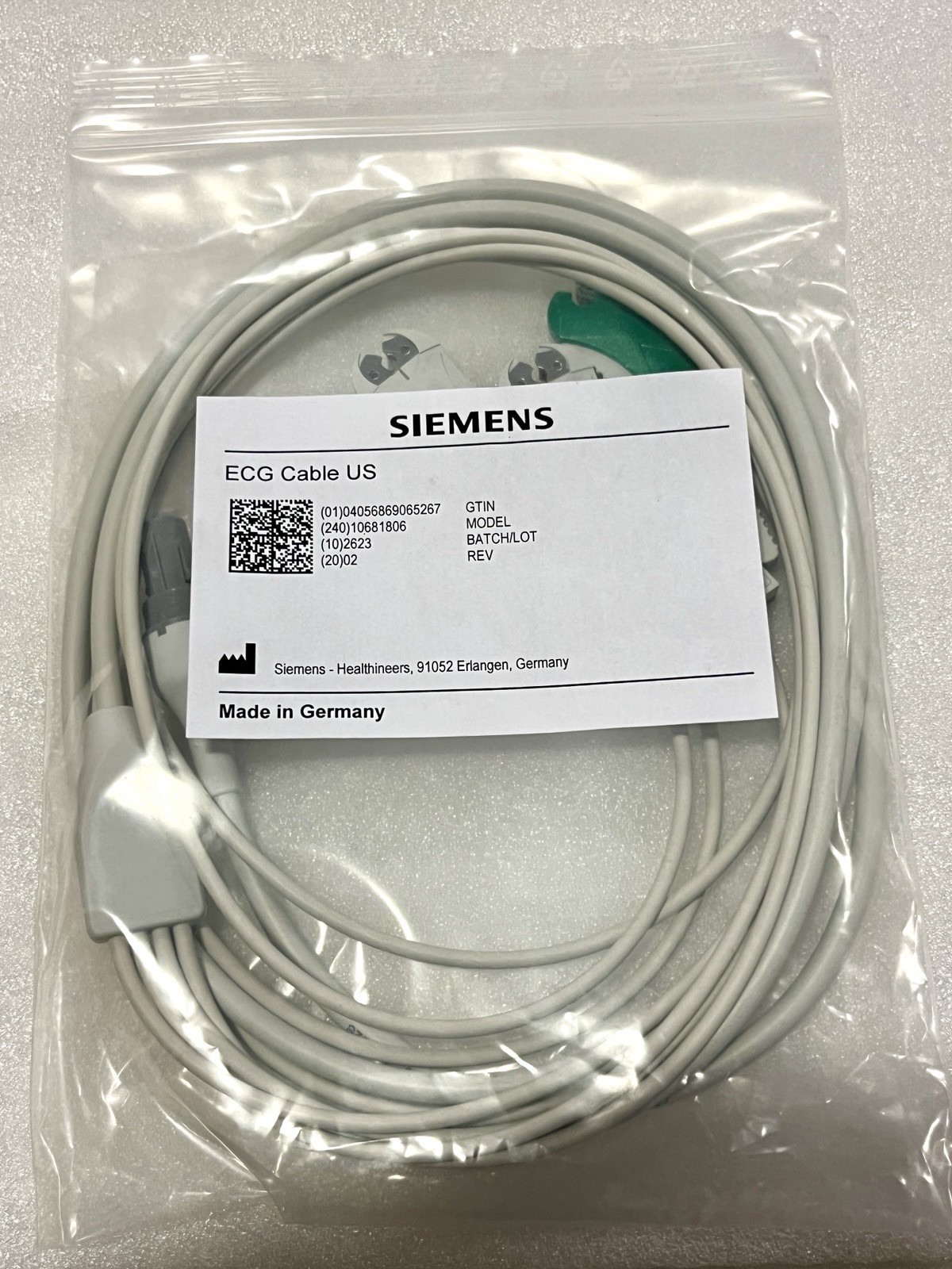 New Siemens 10681806 ECG Cable US