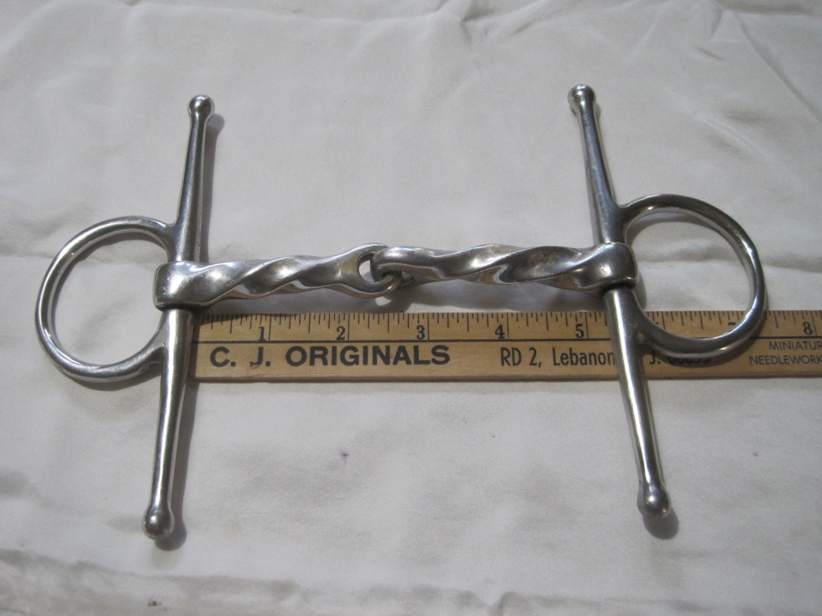 Full Check Double Twisted Wire 5'' Horse Bit Good Condition