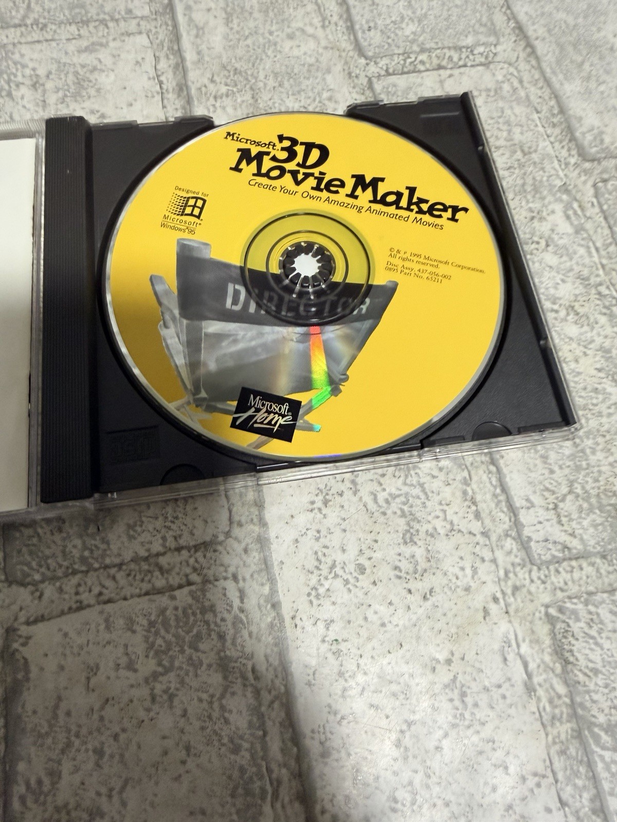 Microsoft 3D Movie Maker – PC – Windows 95 – Beautiful Shape – Vintage