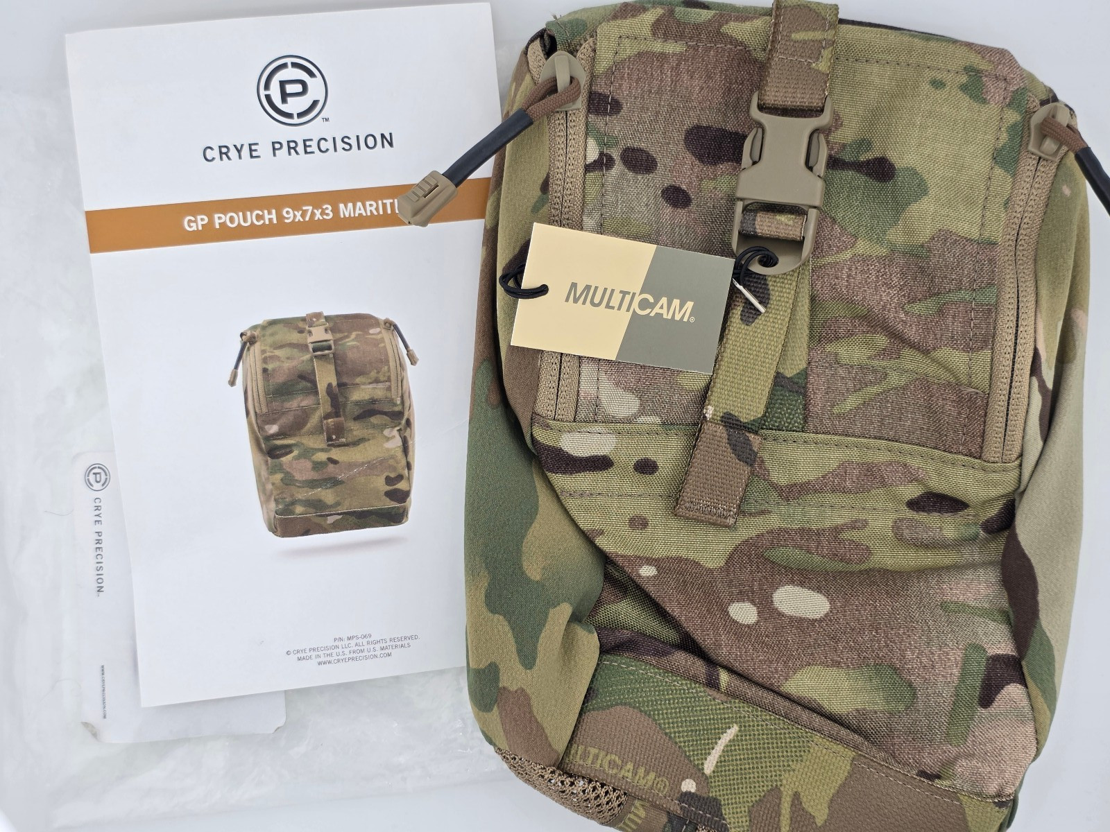 Crye Precision Maritime General Purpose GP Pouch 9x7x3 MultiCam MPS069 UKSF