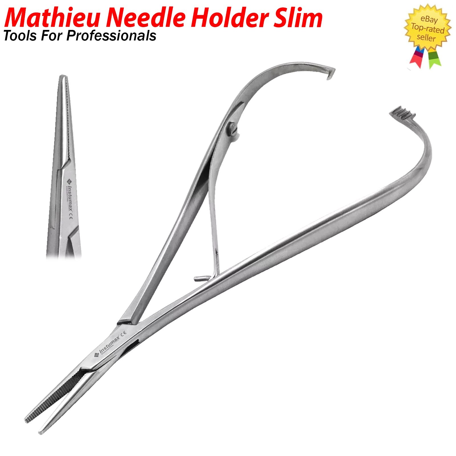 Mathieu Needle Holder Slim Surgical Instrument Stainless Steel Locking