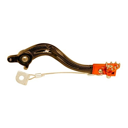 Outlaw Racing Or2442 Aluminum CNC Rear Brake Foot Pedal Lever Flex Tip