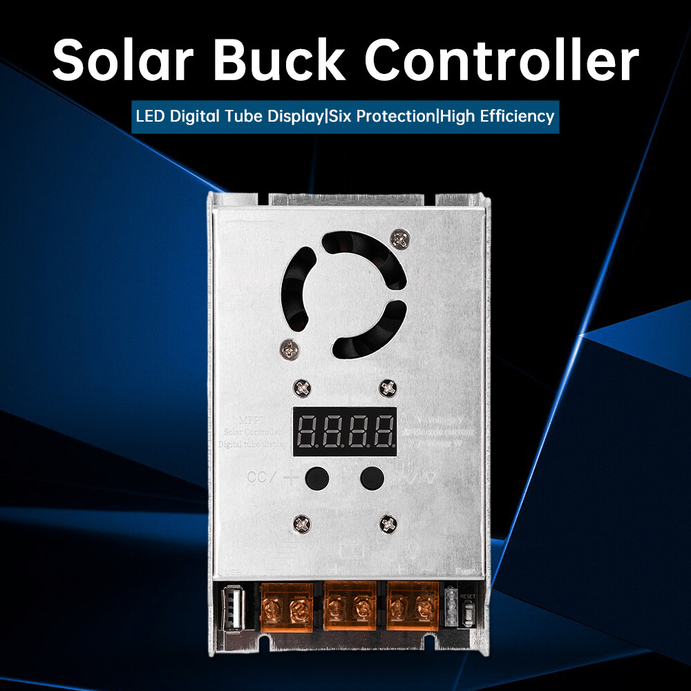 MPPT 500W 20A Solar Controller DC18-80V Step-down Charging Controller 12V 24V