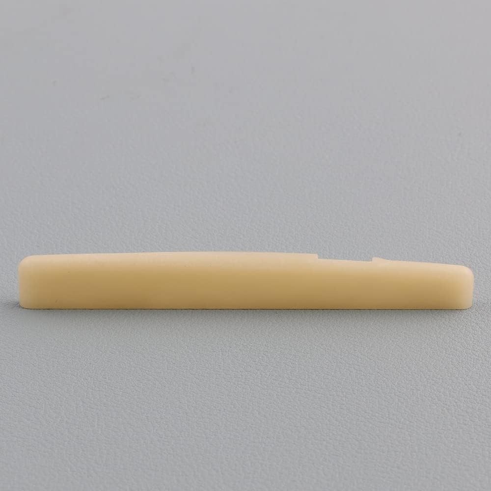 Unbleached Acoustic Guitar Bone Nut & Saddle Set Compatible with YMH FG