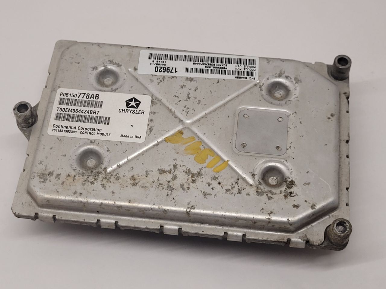 2014 CHRYSLER 200 Engine ECM Electronic Control Module 3.6L 05150778AB