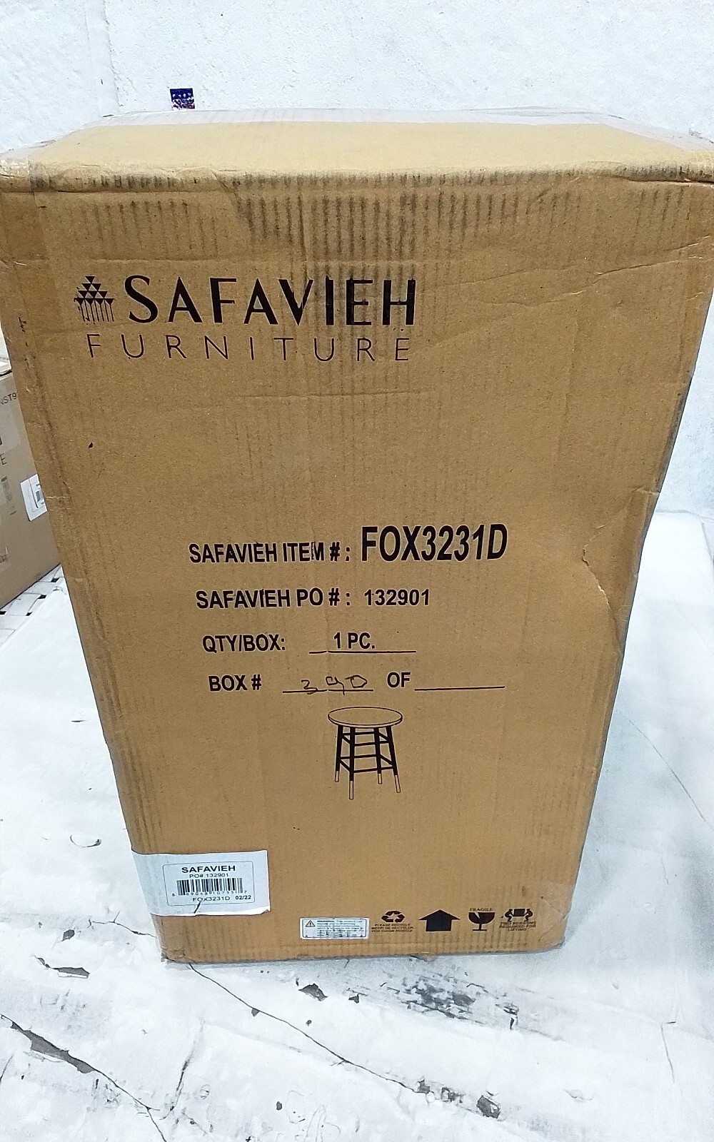 Safavieh EMERY COUNTERSTOOL, Reduced Price 2172752325 FOX3231D