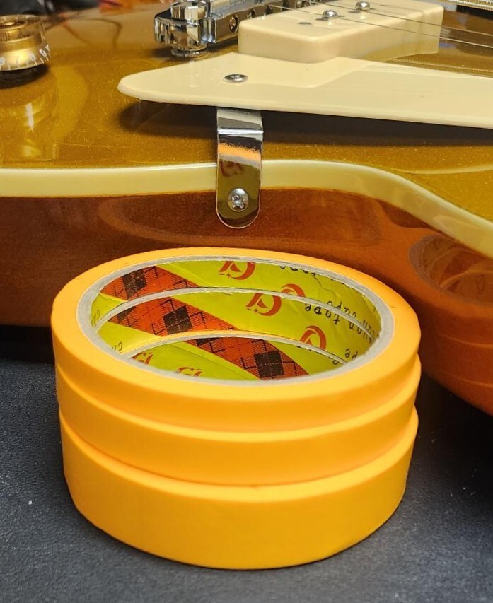 3-Roll Set Orange Fretboard Masking Tape Easy Masking