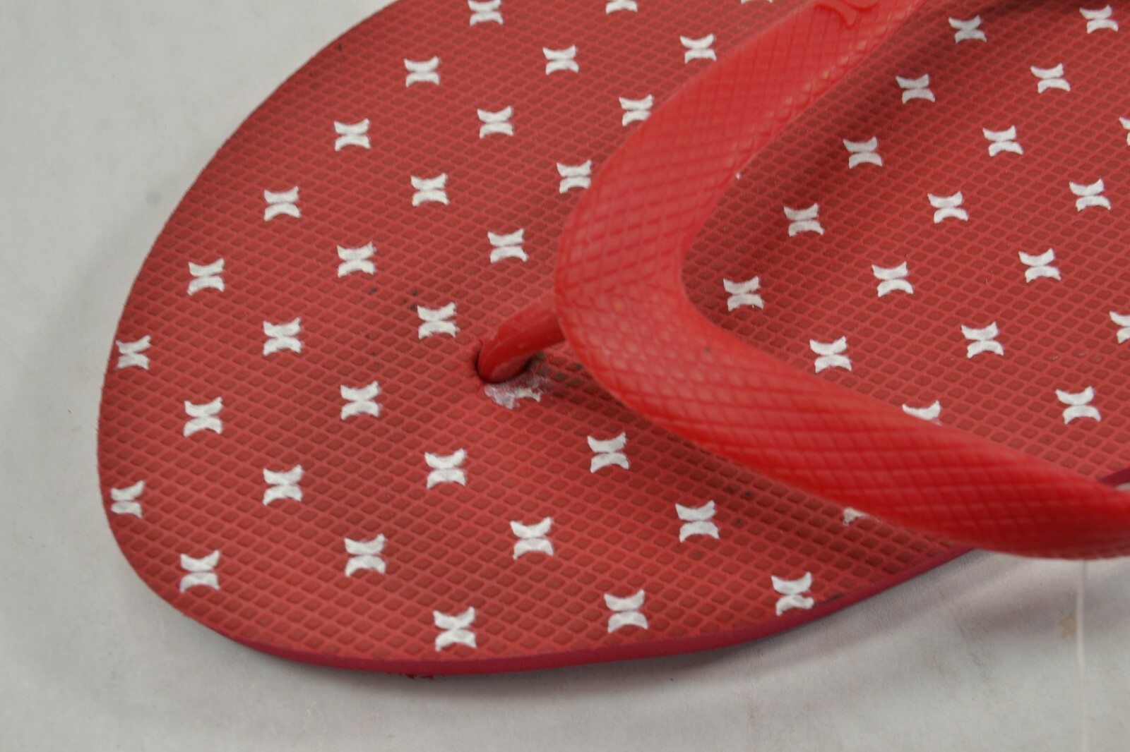 Hurley IKA DOT ONE & ONLY Red White Polka Dot Women's Flip Flops
