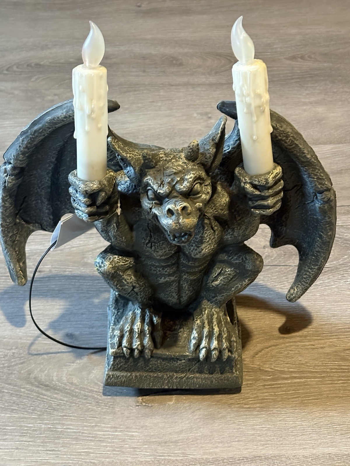 2014 Giggles International Gargoyle Candleabra HA70478 Brand New - Works