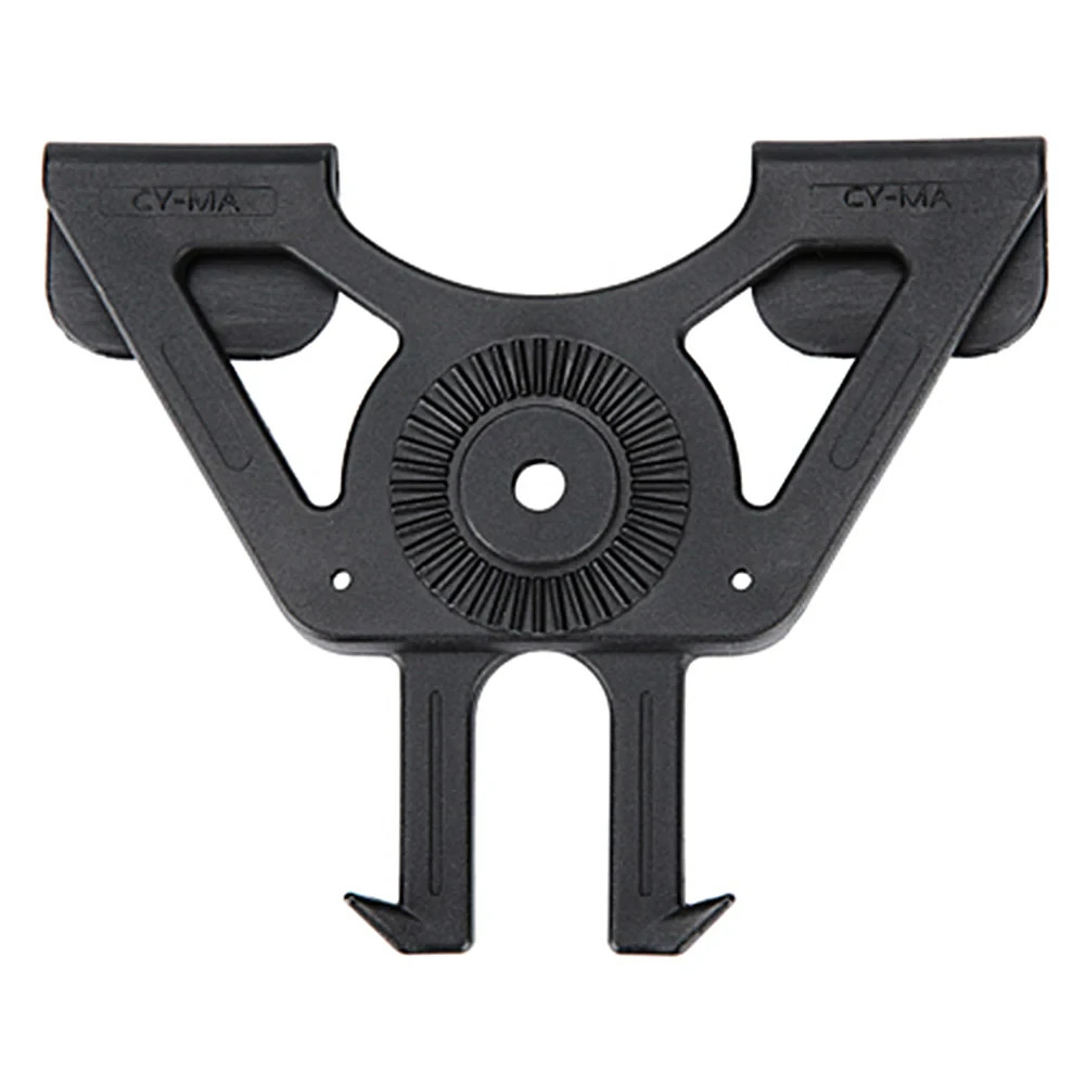 Polymer MOLLE adapter for mounting Amomax, Cytac, and Stike Systems holsters